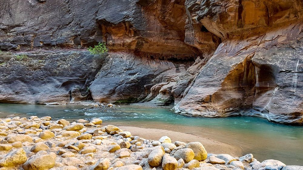 Eau turquoise dans les Narrows, on y piquerait bien une tête!