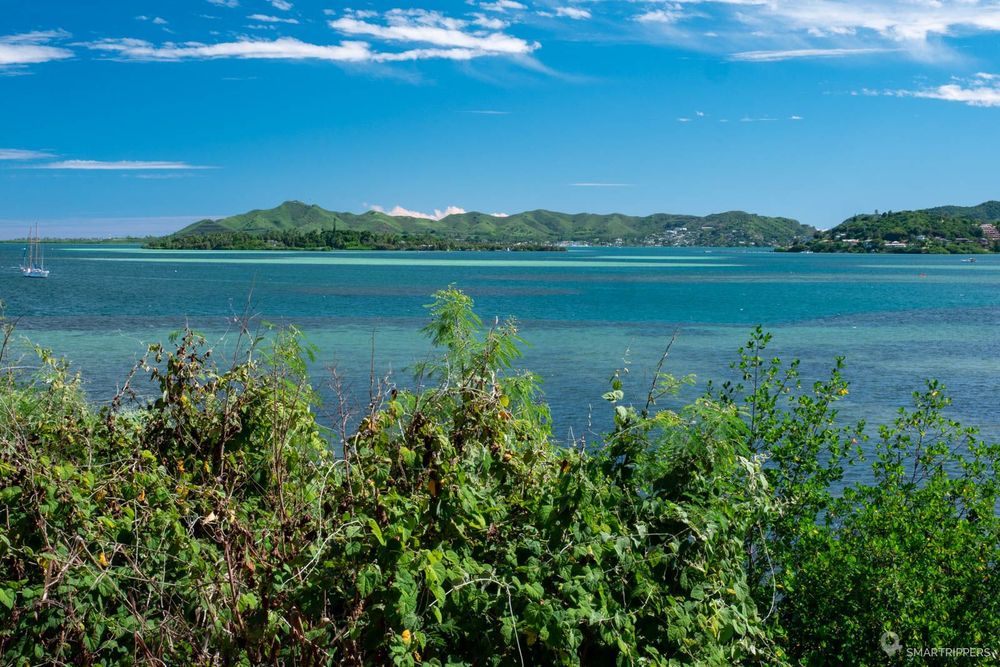 Vue sur le lagon côté sud