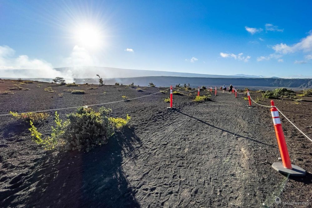 Les derniers mètres avant d'arriver au point de vue