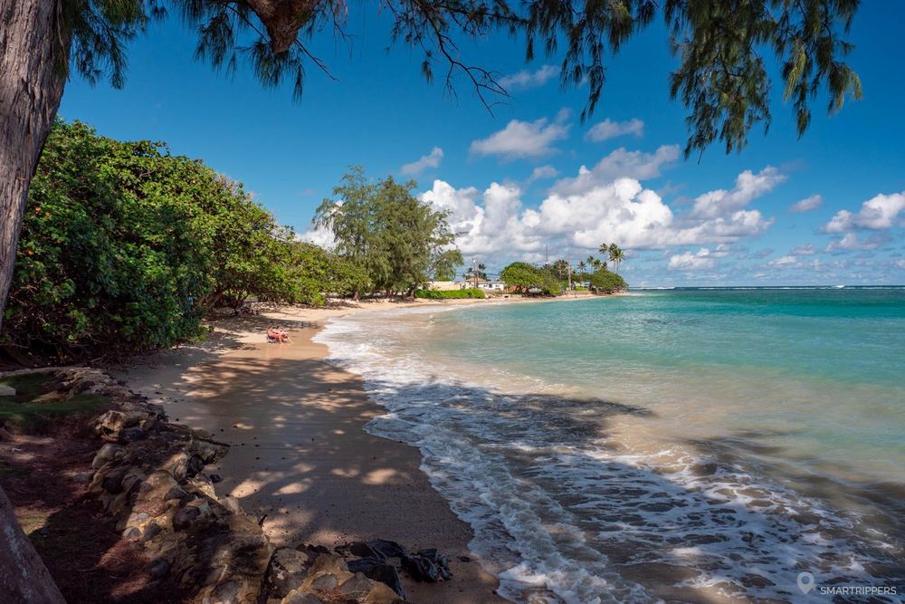 La plage côté nord au Kalae'ō'io Beach Park
