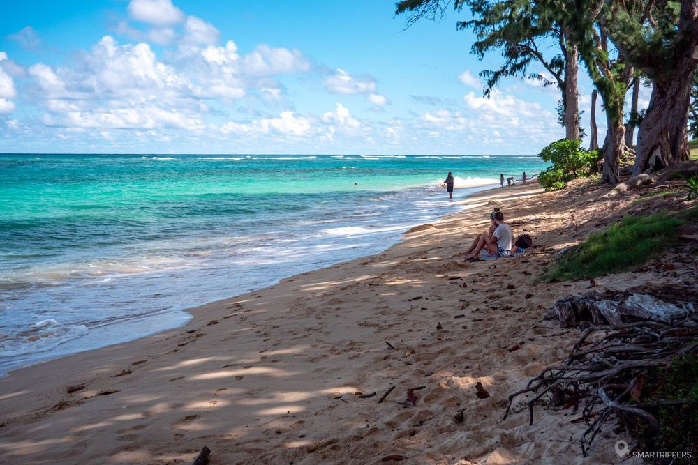 La plage côté sud