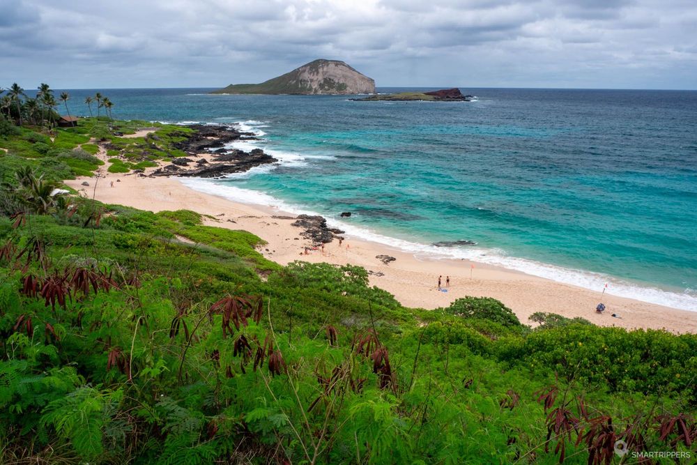 La plage depuis la Highway