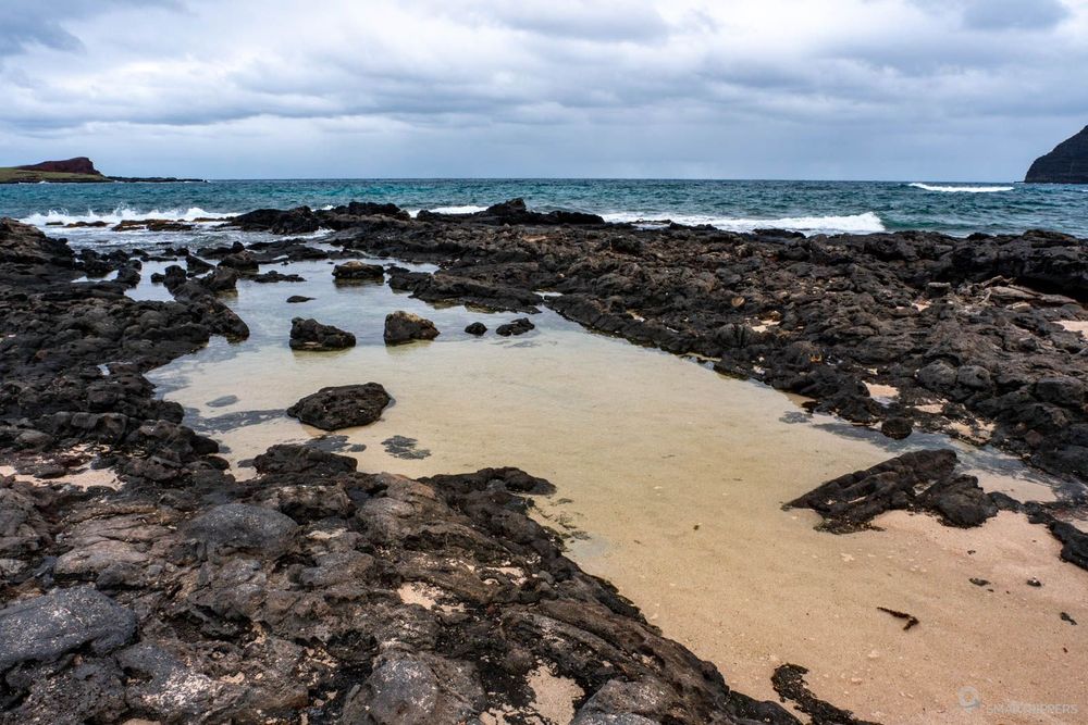 Une toute petite piscine (nous avons raté les grandes qui se trouvent plus à l'Ouest)