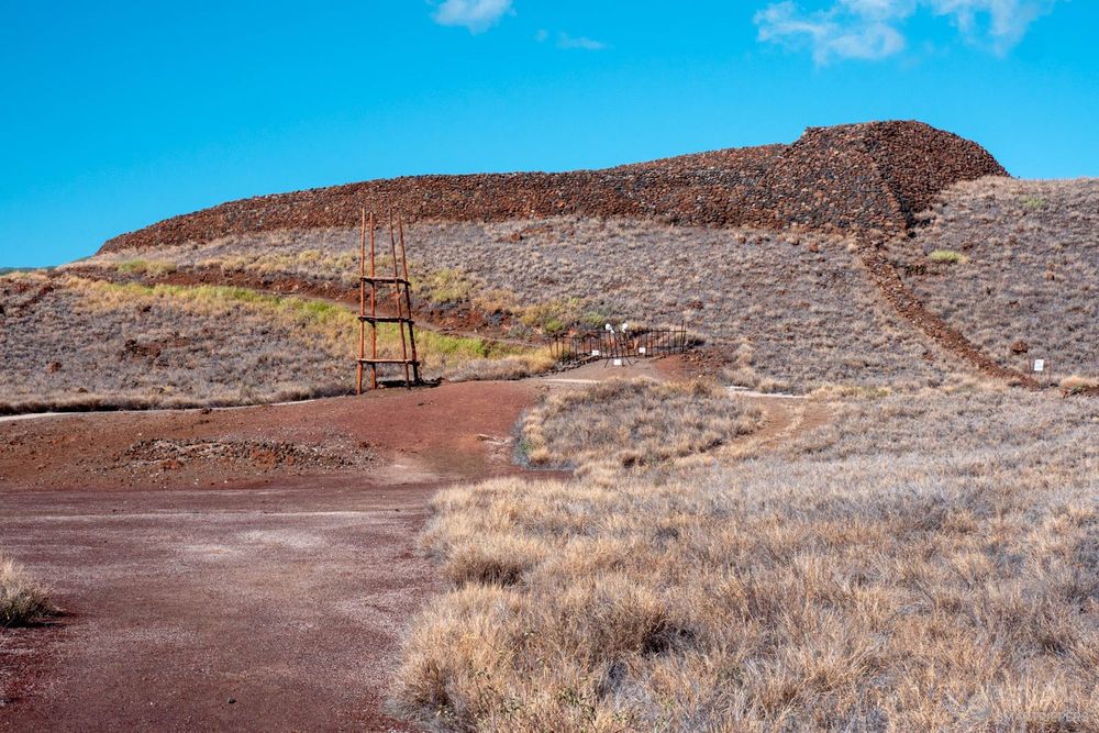 Vue sur le Pu'ukohola Heiau