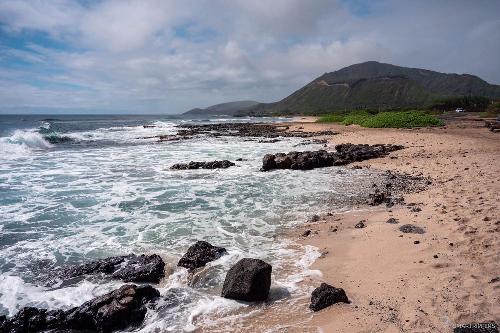 La plage sauvage de Sandy Beach dunes