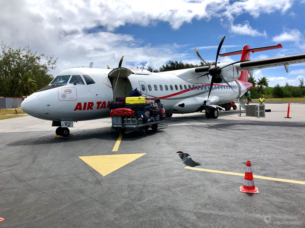 Avion d'Air Tahiti en Polynésie Française