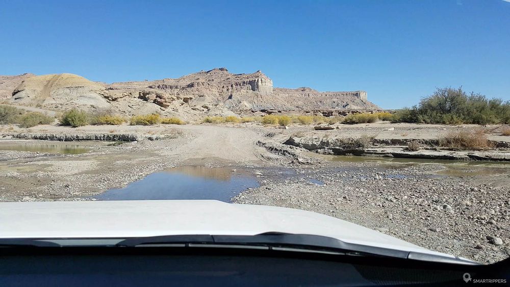 La rivière était presque asséchée quand nous sommes passés.