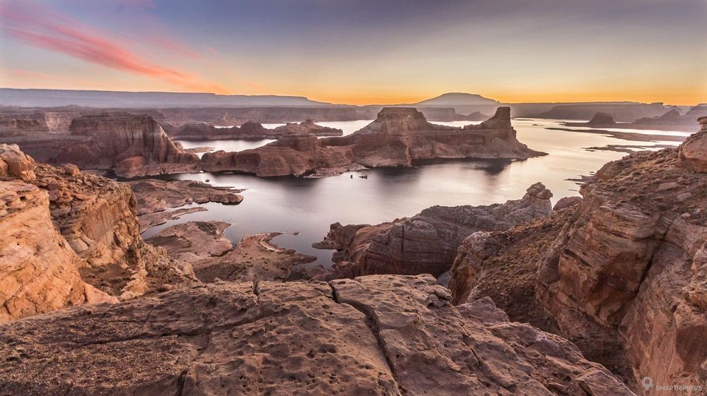 Lever de soleil depuis Alstrom Point, un moment magique!