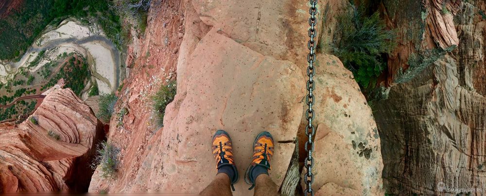 One of the narrowest portions of the last part