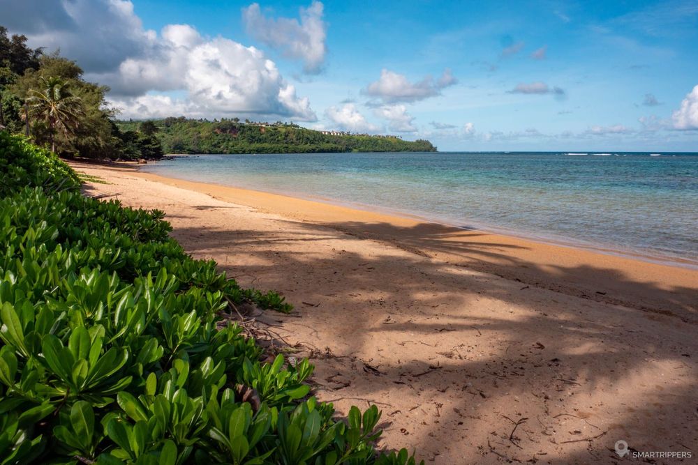 Une partie de la plage d'Anini.