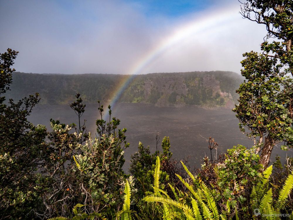 Arc en ciel au Pu'u Pua'i Overlook.