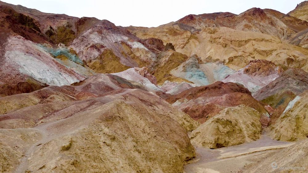 Les impressionnantes couleurs depuis Artist's drive