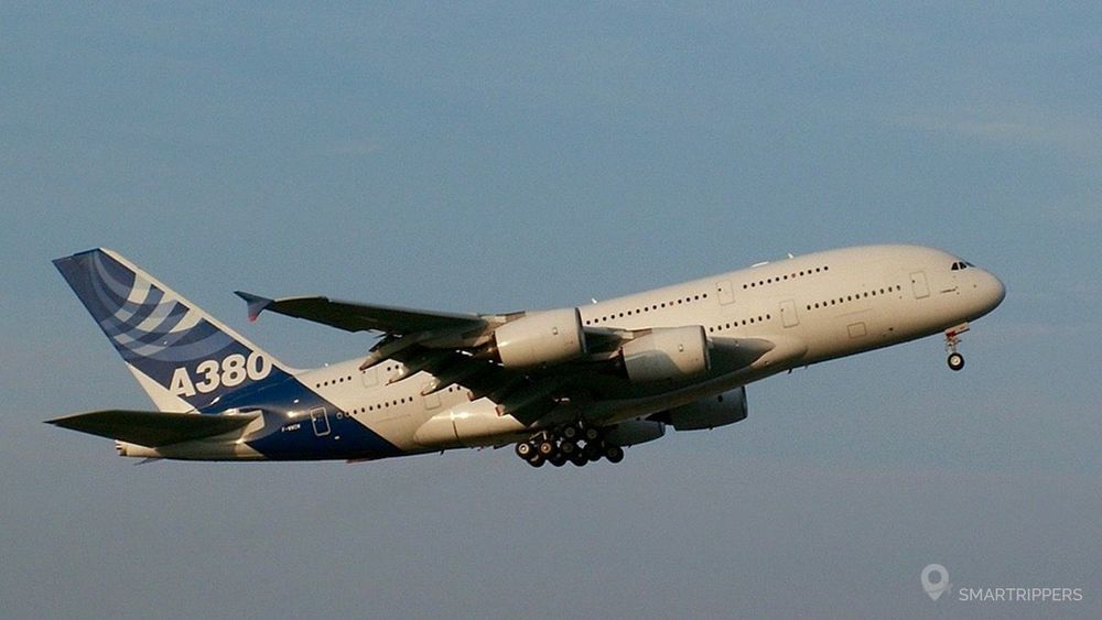 Airbus A380 en vol