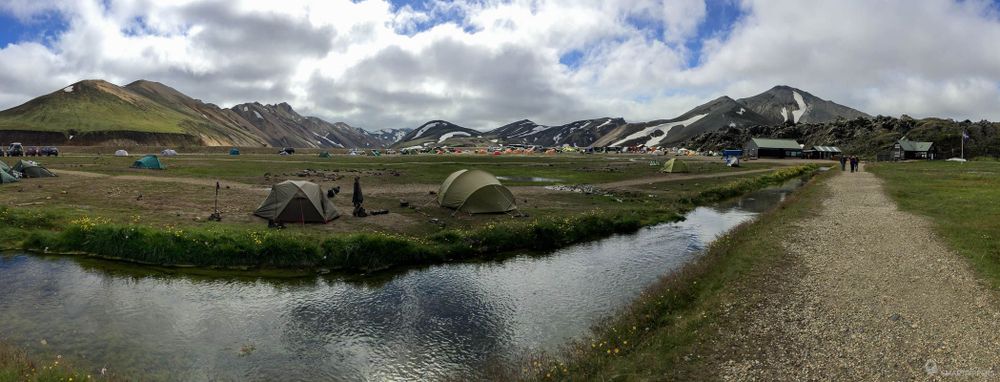 Camping du Landmannalaugar - Islande