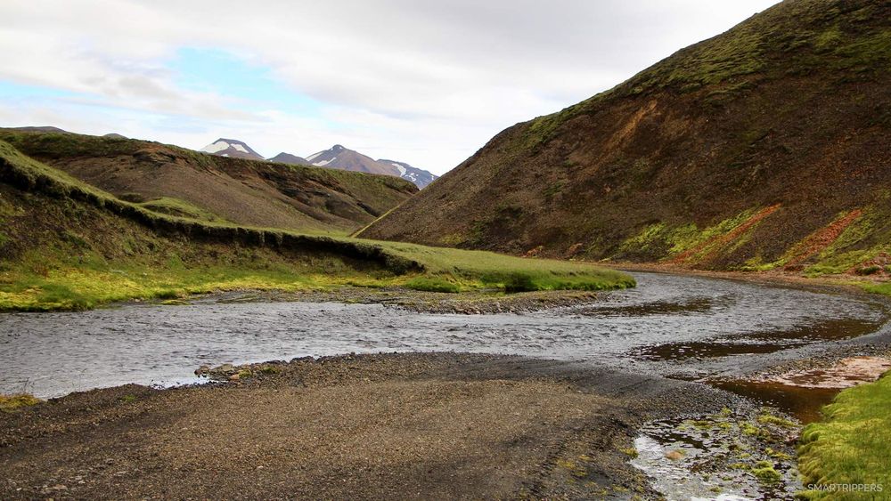 La piste se recouvre d'eau.