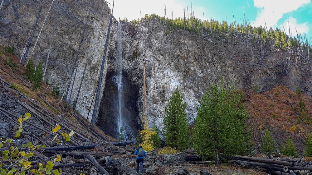 Arrivée vers les Fairy Falls.