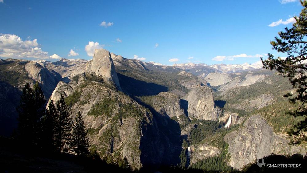 La vue est juste grandiose depuis Glacier point