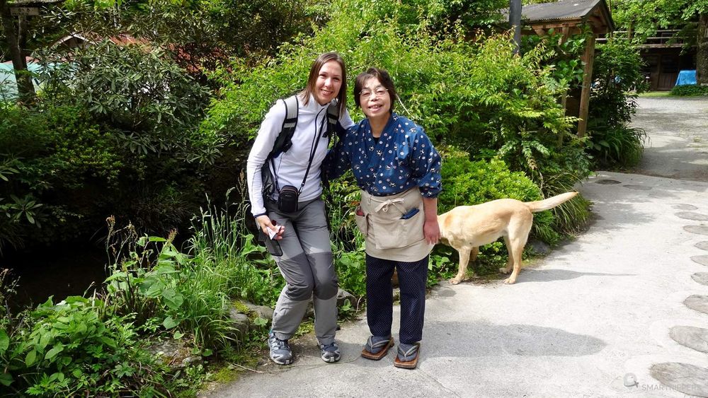 Photo souvenir avec Tayoko