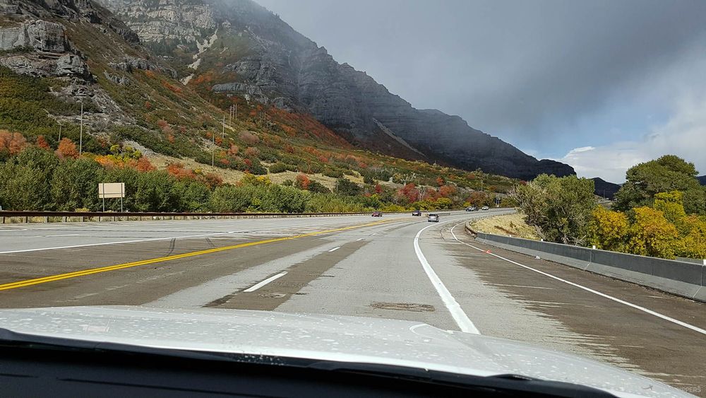 Sur la Highway 89 peu après Logan.