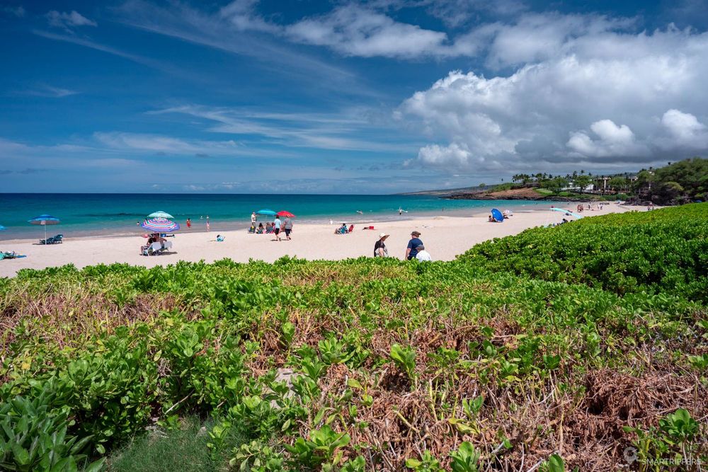 Partie nord de Hapuna Beach