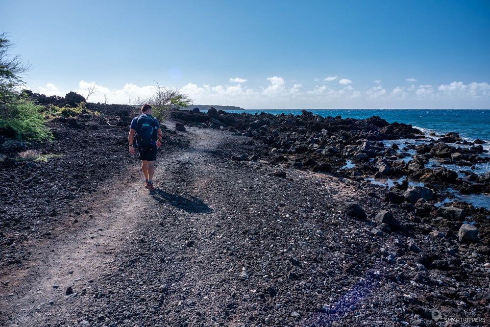 Les premiers mètres sur le Hoapili Trail.