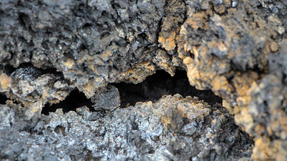 Gros plan sur la lave - Holuhraun