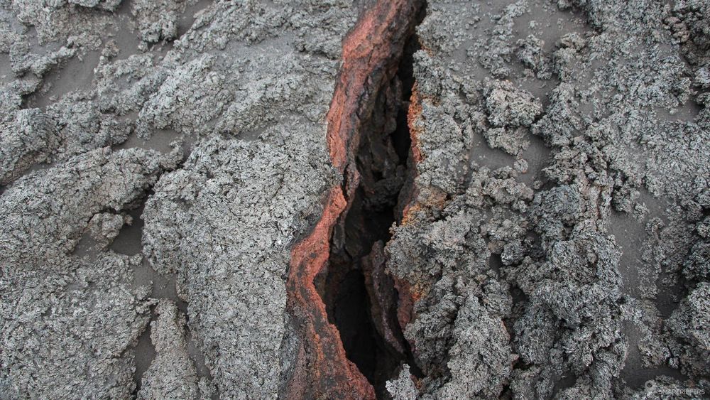 Gros plan sur la lave - Holuhraun