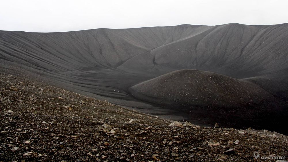 Désolation en haut du cratère