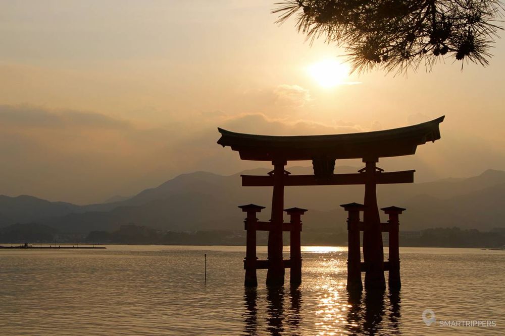 Sunset on the torii