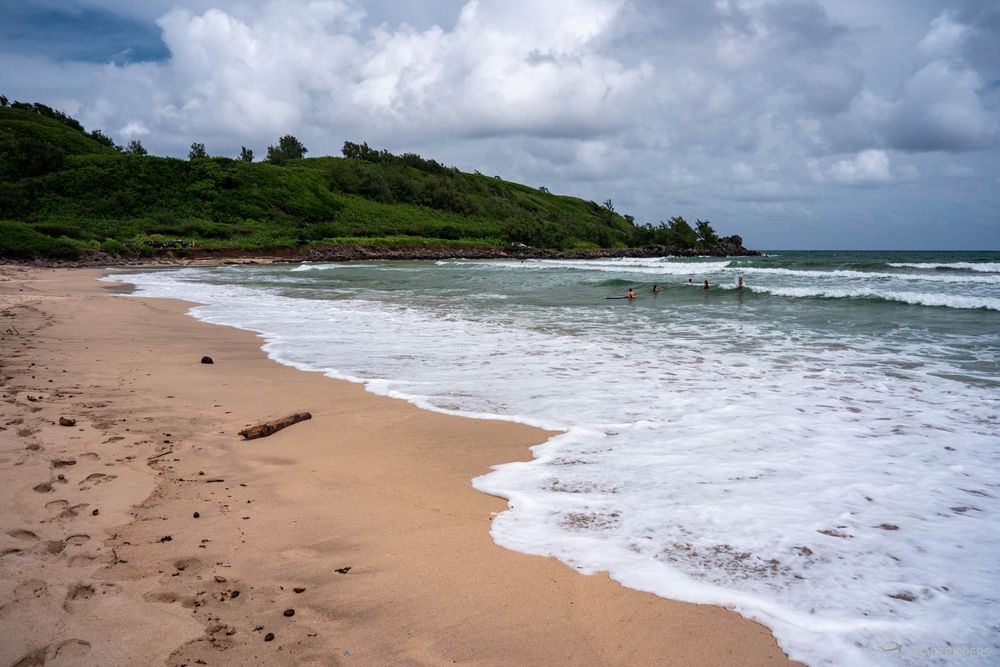 Kahili beach côté nord.