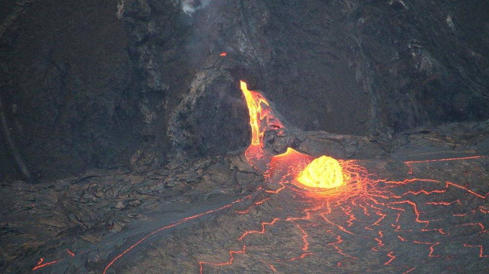 Petites fontaines au 5 janvier 2021 - Crédit: USGS
