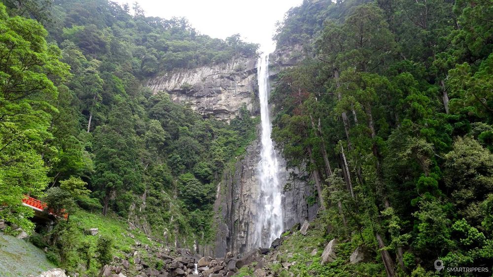 La cascade Nachi vue depuis la plateforme