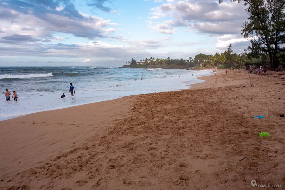 La plage de Lower Pā'ia.