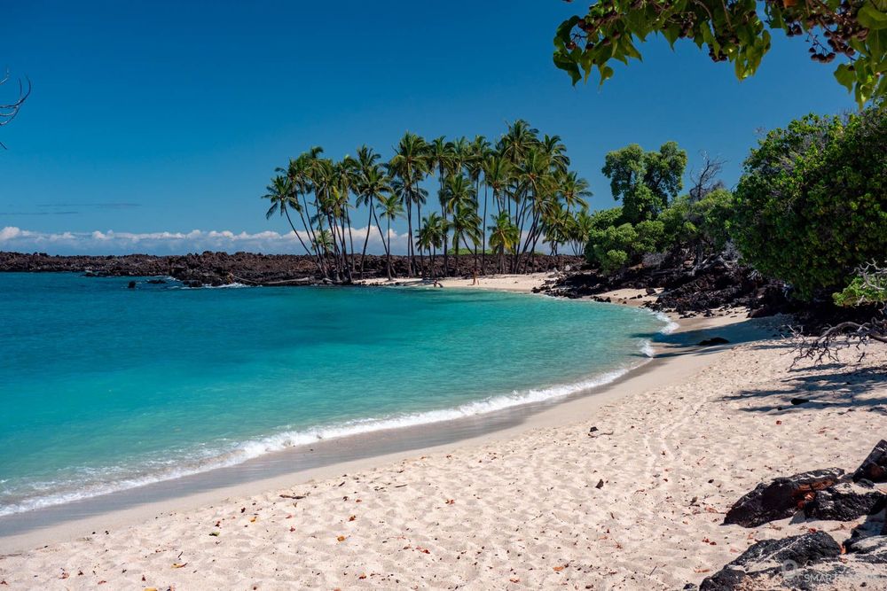 La belle plage de Mahai'ula beach (vers la fin côté nord)