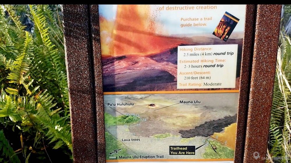 Panneau explicatif au début du trail.
