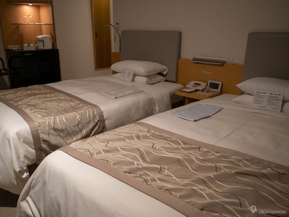 Notre chambre à l'hôtel Nikko.