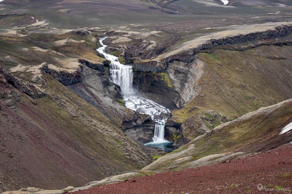 La magnifique cascade d'Ófærufoss.