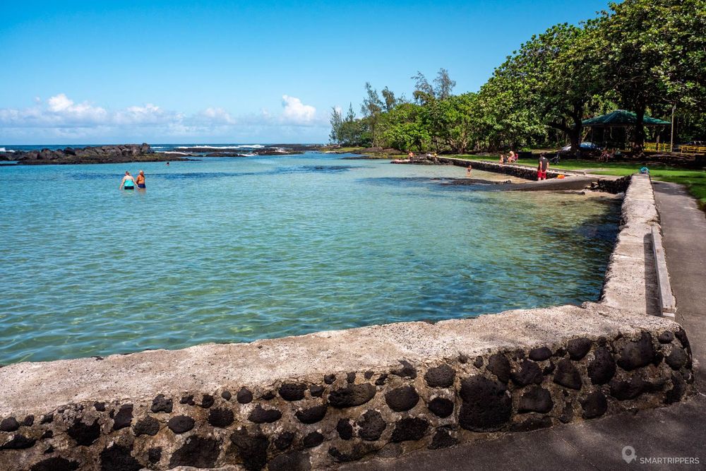 La zone de baignade protégée.