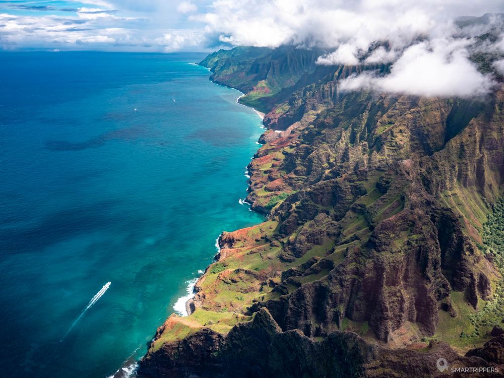 Autre vue de la Nā Pali coast.