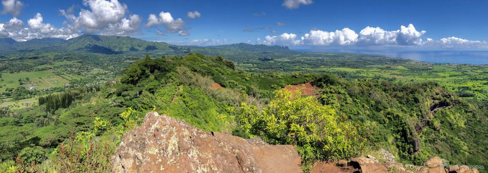 Panorama au bout du Sleeping Giant trail
