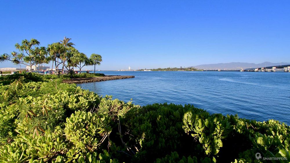 La baie de Pearl Harbor, depuis le WWIIVITPNM