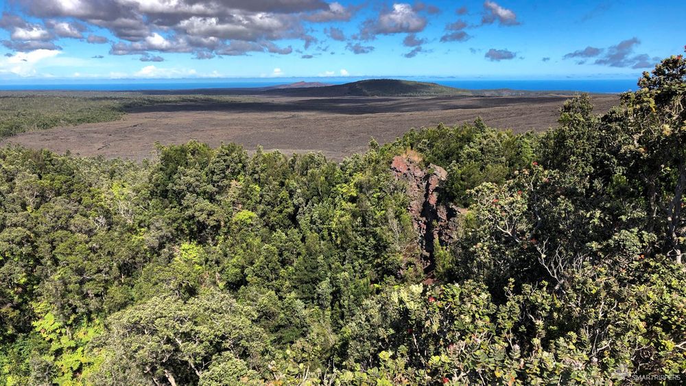 Une partie de la vue au sommet du Pu'u Huluhulu.
