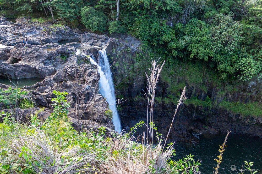Le sommet de la cascade.