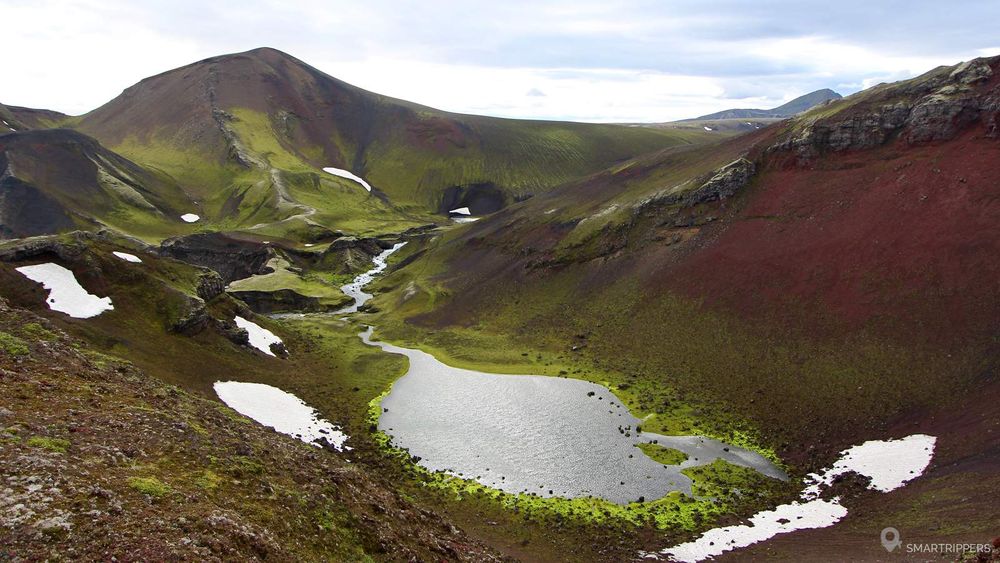 Panorama depuis le sommet du cratère.