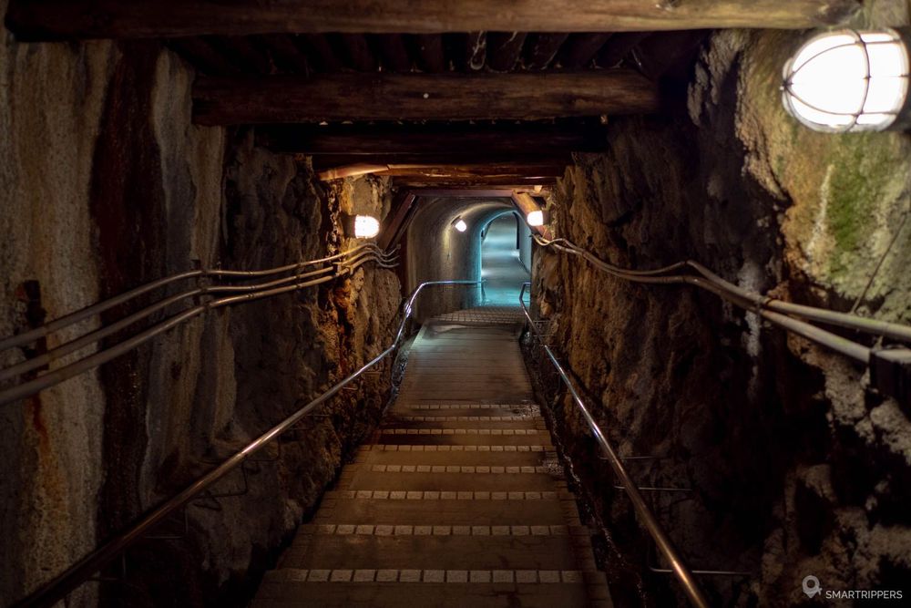 Le tunnel d'accès à la mine de Sohdayu.