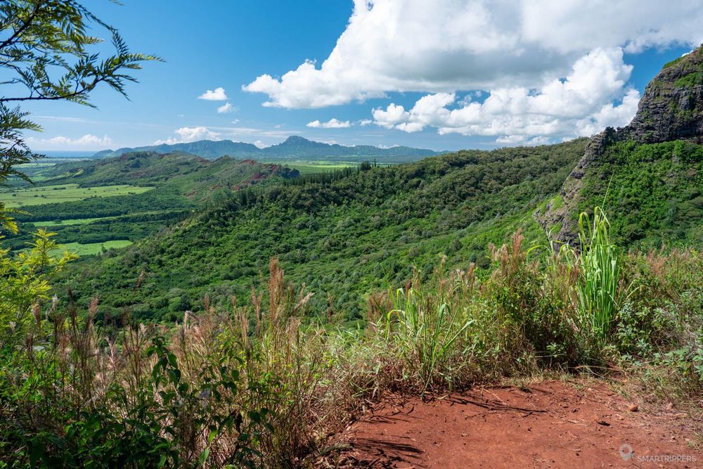Jolie vue sur la ridge au sud ouest de Lihue.