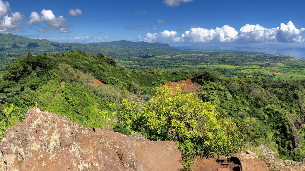Le panorama au bout du trail