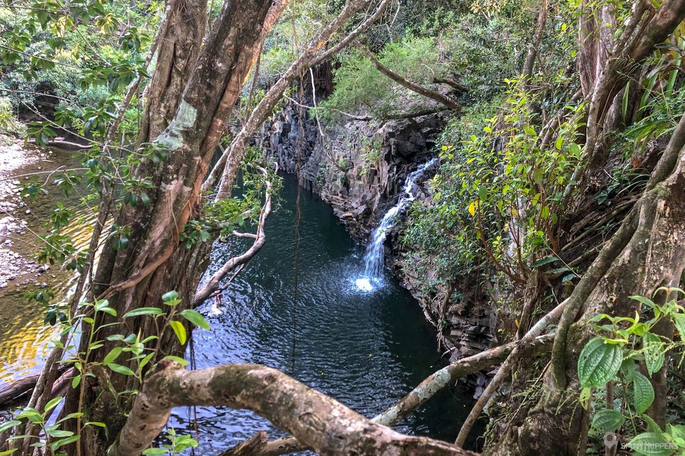 La seconde Lower falls juste avant le portail.