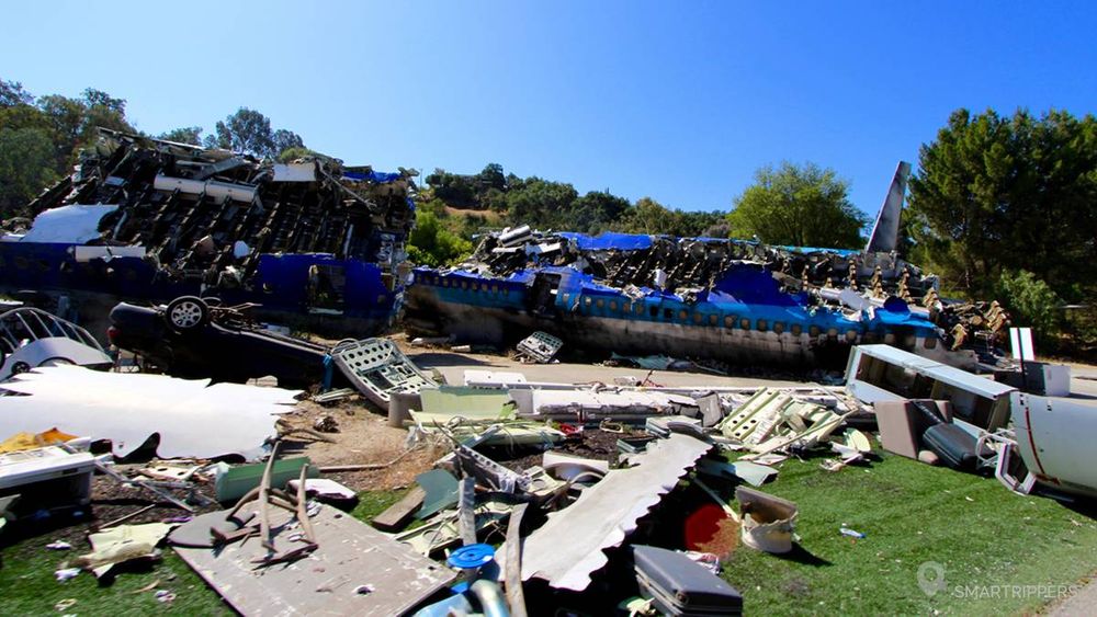 Crash du boeing 747 dans la Guerre des mondes