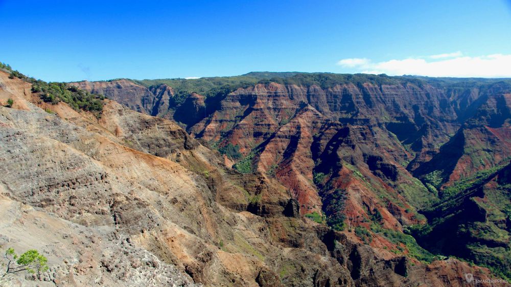 L'impressionnant canyon de Waimea, le seul canyon d'Hawaii.